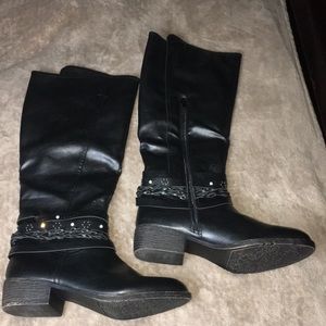 black boots 11 Medium women